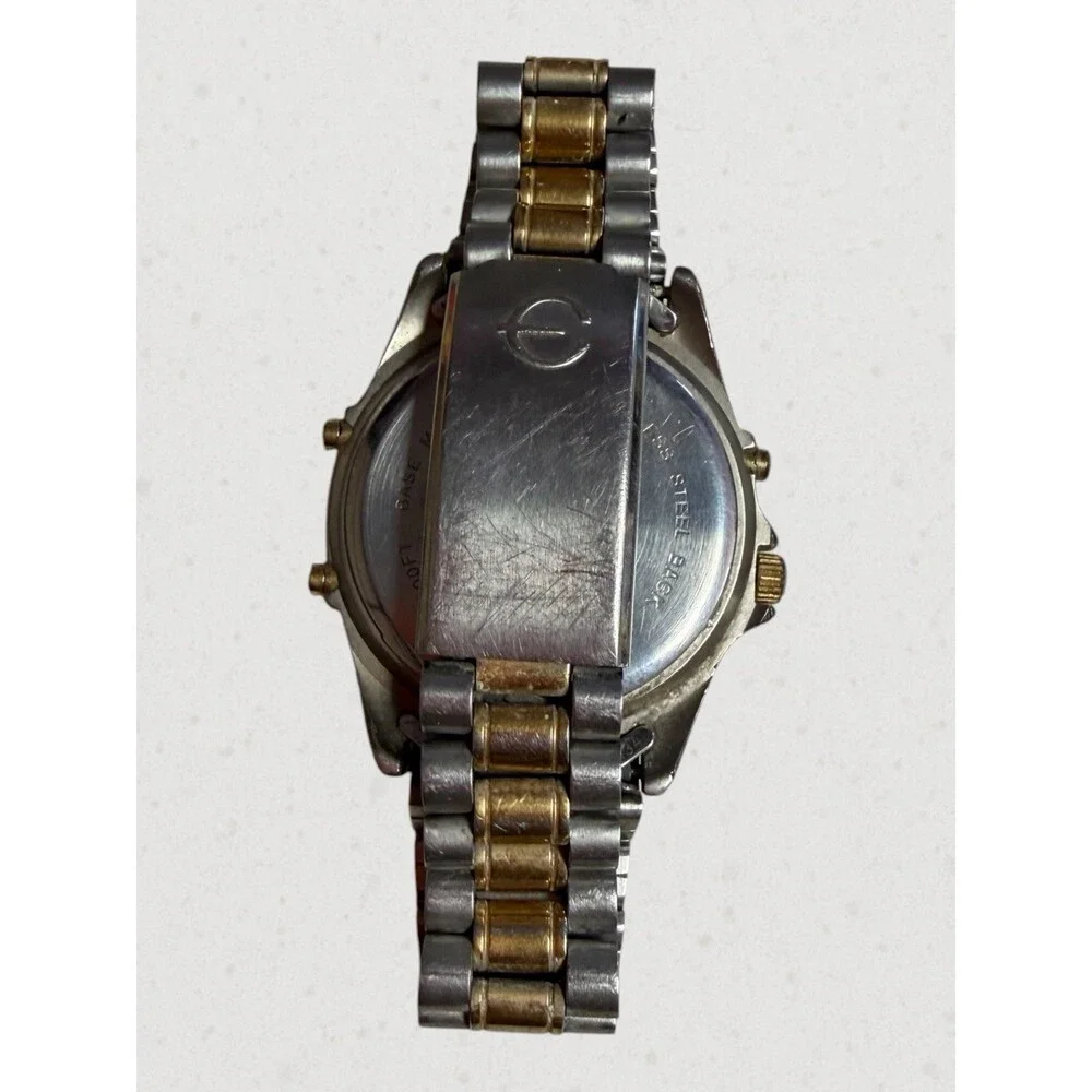 Vintage Elgin Gold Two Toned Wristwatch Half Working